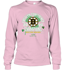 NHL ST PATRICK'S DAY Boston Bruins Fanatics 2020 Eastern Conference Champions Defensive Zone Long Sleeve T-Shirt Long Sleeve T-Shirt - HHHstores