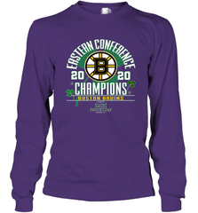 NHL ST PATRICK'S DAY Boston Bruins Fanatics 2020 Eastern Conference Champions Defensive Zone Long Sleeve T-Shirt Long Sleeve T-Shirt - HHHstores