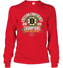 NHL ST PATRICK'S DAY Boston Bruins Fanatics 2020 Eastern Conference Champions Defensive Zone Long Sleeve T-Shirt Long Sleeve T-Shirt - HHHstores