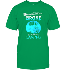 My Broom Broke So Now I Go Camping Camping Lover Gift Men's T-Shirt Men's T-Shirt - HHHstores