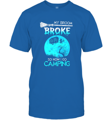 My Broom Broke So Now I Go Camping Camping Lover Gift Men's T-Shirt Men's T-Shirt - HHHstores