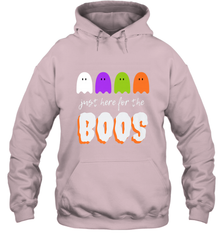 Just Here For The Boos Shirt Funny Halloween Drinking Hooded Sweatshirt Hooded Sweatshirt - HHHstores
