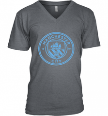 Manchester City  Mono crest tee Men's V-Neck Men's V-Neck - HHHstores