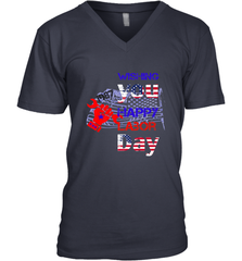 Happy labor day wishes USA flag for men and woman Men's V-Neck Men's V-Neck - HHHstores