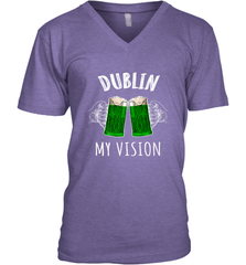 Dublin My Vision St Patrick's Day Men's V-Neck Men's V-Neck - HHHstores