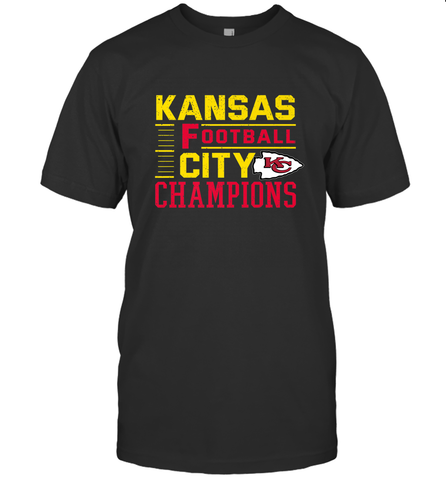 Kansas City Football Champions Vintage KC Distressed Gift Men's T-Shirt Men's T-Shirt / Black / S Men's T-Shirt - HHHstores