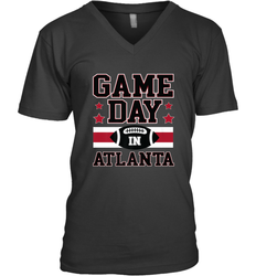 NFL Atlanta Game Day Football Home Team Colors Women Girl Gift Men's V-Neck