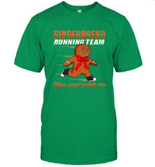 Christmas Gingerbread Man Cookie Gingerbread Running Team Men's T-Shirt Men's T-Shirt - HHHstores