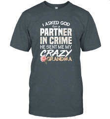 God sent me Crazy Grandma Partner in crime Men's T-Shirt Men's T-Shirt - HHHstores