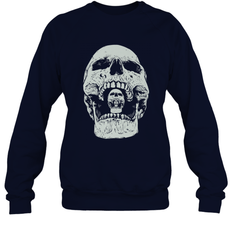 Vintage Halloween Skull Design For Trick or Treating Crewneck Sweatshirt