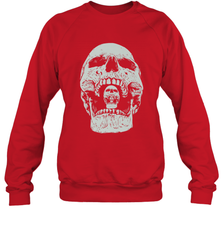 Vintage Halloween Skull Design For Trick or Treating Crewneck Sweatshirt Crewneck Sweatshirt - HHHstores