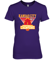 Kansas City Old School Football _ The City Of Champions LIV Women's Premium T-Shirt Women's Premium T-Shirt - HHHstores