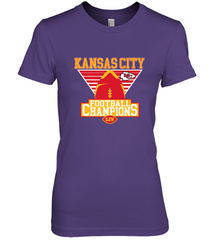 Kansas City Old School Football _ The City Of Champions LIV Women's Premium T-Shirt Women's Premium T-Shirt - HHHstores