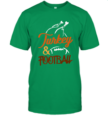 Turkey And Football Thanksgiving Day Football Fan Holiday Men's T-Shirt Men's T-Shirt - HHHstores