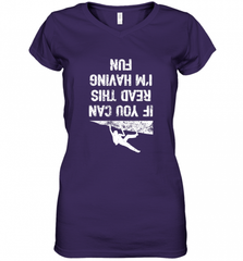 Funny Rock Climbing T Shirt Free Climbing Women's V-Neck T-Shirt Women's V-Neck T-Shirt - HHHstores