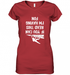 Funny Rock Climbing T Shirt Free Climbing Women's V-Neck T-Shirt Women's V-Neck T-Shirt - HHHstores