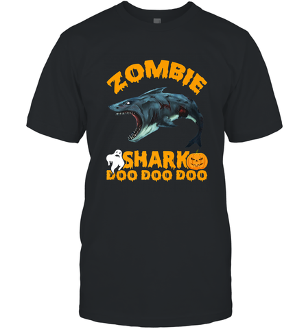 Zombie Shark Doo Doo Doo Halloween Shake Costume Lover Gifts Men's T-Shirt Men's T-Shirt / Black / S Men's T-Shirt - HHHstores