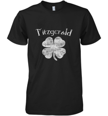 Vintage Fitzgerald Irish Shamrock St Patty's Day Men's Premium T-Shirt Men's Premium T-Shirt - HHHstores