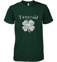 Vintage Fitzgerald Irish Shamrock St Patty's Day Men's Premium T-Shirt Men's Premium T-Shirt - HHHstores