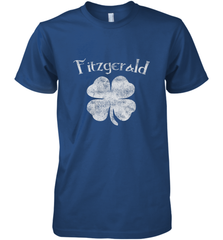 Vintage Fitzgerald Irish Shamrock St Patty's Day Men's Premium T-Shirt Men's Premium T-Shirt - HHHstores