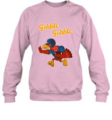 Turkey Football Shirt Funny Thanksgiving Turkey Gobble Gift Crewneck Sweatshirt Crewneck Sweatshirt - HHHstores