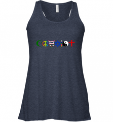 Coexist Women's Racerback Tank Women's Racerback Tank - HHHstores