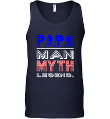 Papa Man Myth Legend Father's Day Dad Veteran Men's Tank Top Men's Tank Top - HHHstores