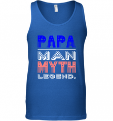 Papa Man Myth Legend Father's Day Dad Veteran Men's Tank Top Men's Tank Top - HHHstores