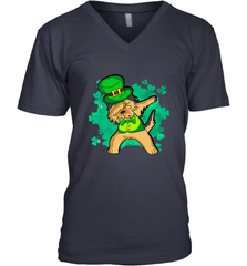 Dabbing Irish Terrier Dog Leprechaun St Patricks Day Ireland Men's V-Neck Men's V-Neck - HHHstores