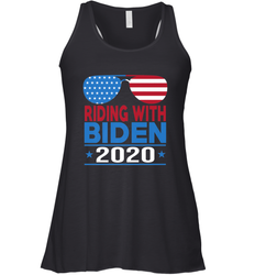 Riding With Biden Joe Biden 2020 For President Vote Gift Women's Racerback Tank