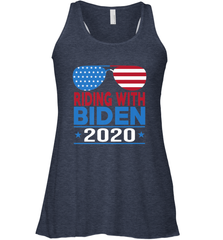 Riding With Biden Joe Biden 2020 For President Vote Gift Women's Racerback Tank Women's Racerback Tank - HHHstores