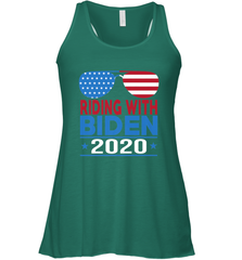 Riding With Biden Joe Biden 2020 For President Vote Gift Women's Racerback Tank Women's Racerback Tank - HHHstores