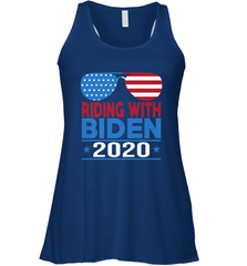Riding With Biden Joe Biden 2020 For President Vote Gift Women's Racerback Tank Women's Racerback Tank - HHHstores