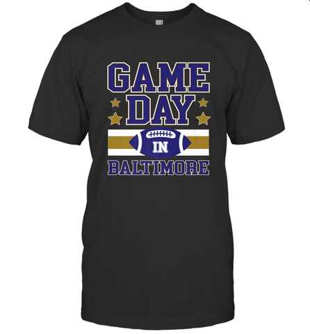 NFL Baltimore MD. Game Day Football Home Team Men's T-Shirt Men's T-Shirt / Black / S Men's T-Shirt - HHHstores