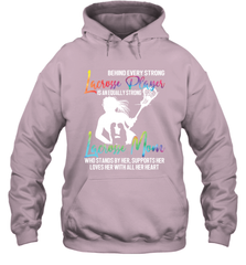 Lacrosse Strong Lacrosse Mom Hooded Sweatshirt Hooded Sweatshirt - HHHstores