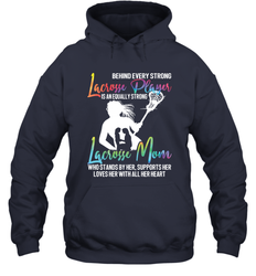 Lacrosse Strong Lacrosse Mom Hooded Sweatshirt