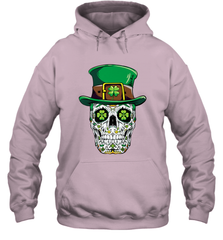 Sugar Skull Leprechaun T Shirt St Patricks Day Women Men Hooded Sweatshirt Hooded Sweatshirt - HHHstores