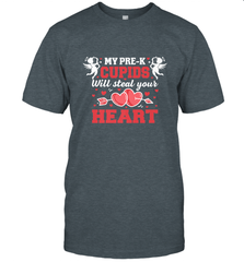 Teacher Valentine's Day Pre K Cupids Art Graphics Heart Love Men's T-Shirt Men's T-Shirt - HHHstores