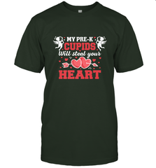 Teacher Valentine's Day Pre K Cupids Art Graphics Heart Love Men's T-Shirt Men's T-Shirt - HHHstores
