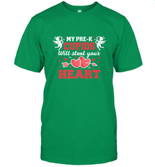 Teacher Valentine's Day Pre K Cupids Art Graphics Heart Love Men's T-Shirt Men's T-Shirt - HHHstores