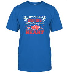 Teacher Valentine's Day Pre K Cupids Art Graphics Heart Love Men's T-Shirt Men's T-Shirt - HHHstores