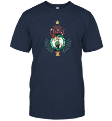 NBA Boston Celtics Logo merry Christmas gilf Men's T-Shirt