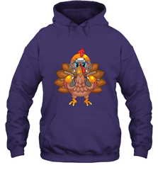 Cool Turkey Football Feathers Funny Thanksgiving Sports Gift Hooded Sweatshirt Hooded Sweatshirt - HHHstores