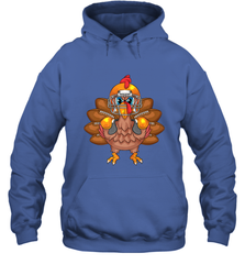 Cool Turkey Football Feathers Funny Thanksgiving Sports Gift Hooded Sweatshirt Hooded Sweatshirt - HHHstores