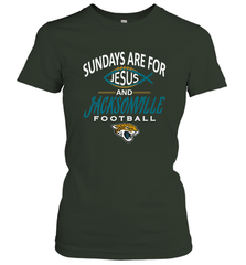 Sundays Are For Jesus and Jacksonville Funny Football Women's T-Shirt Women's T-Shirt - HHHstores