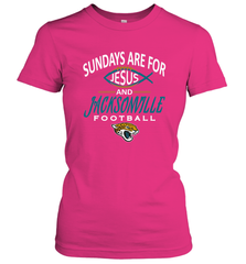 Sundays Are For Jesus and Jacksonville Funny Football Women's T-Shirt Women's T-Shirt - HHHstores