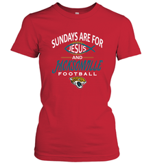 Sundays Are For Jesus and Jacksonville Funny Football Women's T-Shirt Women's T-Shirt - HHHstores