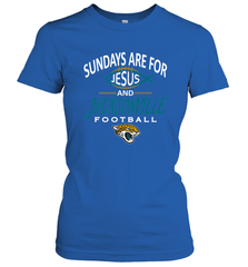 Sundays Are For Jesus and Jacksonville Funny Football Women's T-Shirt Women's T-Shirt - HHHstores