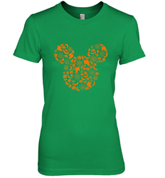 Disney Mickey Mouse Halloween Silhouette Women's Premium T-Shirt