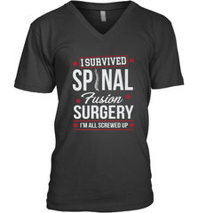I Survived Spinal Fusion Surgery Men's V-Neck Men's V-Neck - HHHstores